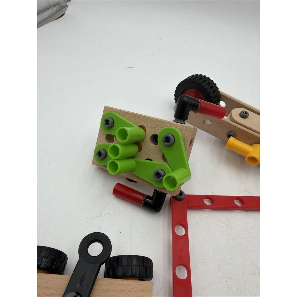 Vintage Lot of BRIO Wooden Trucks Vehicles Replacement Parts